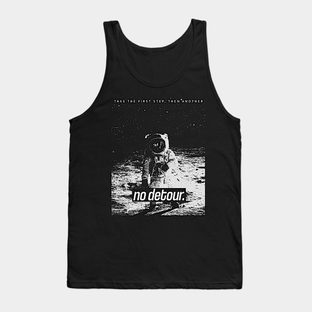 No Detour - Space Geek - Astronaut Tank Top by Carbon Love